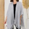 Jackets/Knitwear Salty Crush | Asari Poncho - Grey