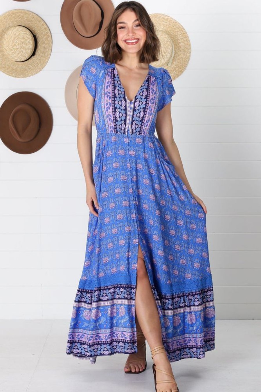 Dresses JAASE | Carmen - Bluey Maxi Dress