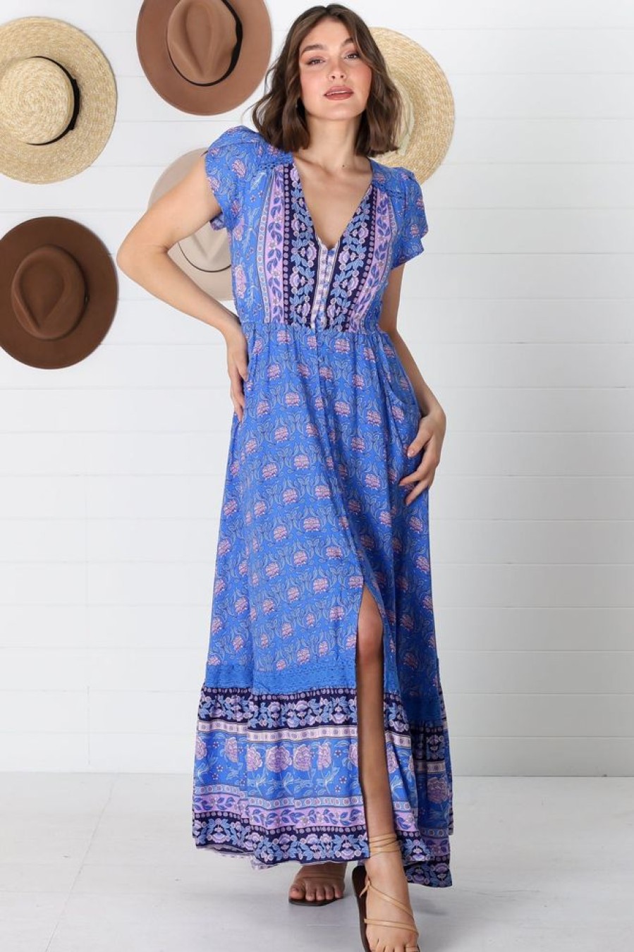 Dresses JAASE | Carmen - Bluey Maxi Dress