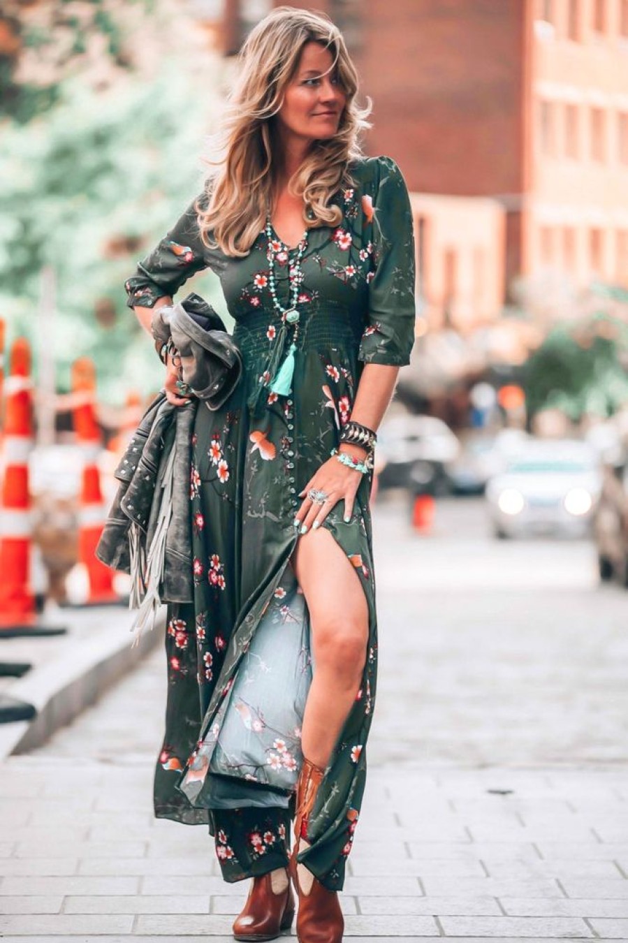 Dresses JAASE | Indiana - Birds Paradise Maxi Dress