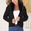 Jackets/Knitwear Salty Crush | Braiden Cardigan - Black