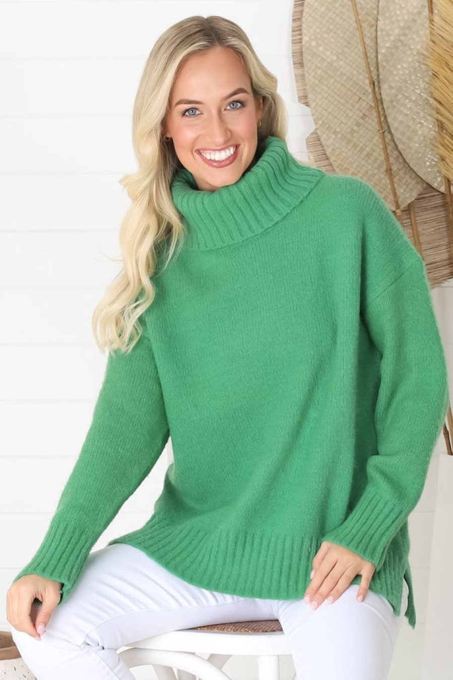 Jackets/Knitwear Salty Crush | Harlie Jumper - Green