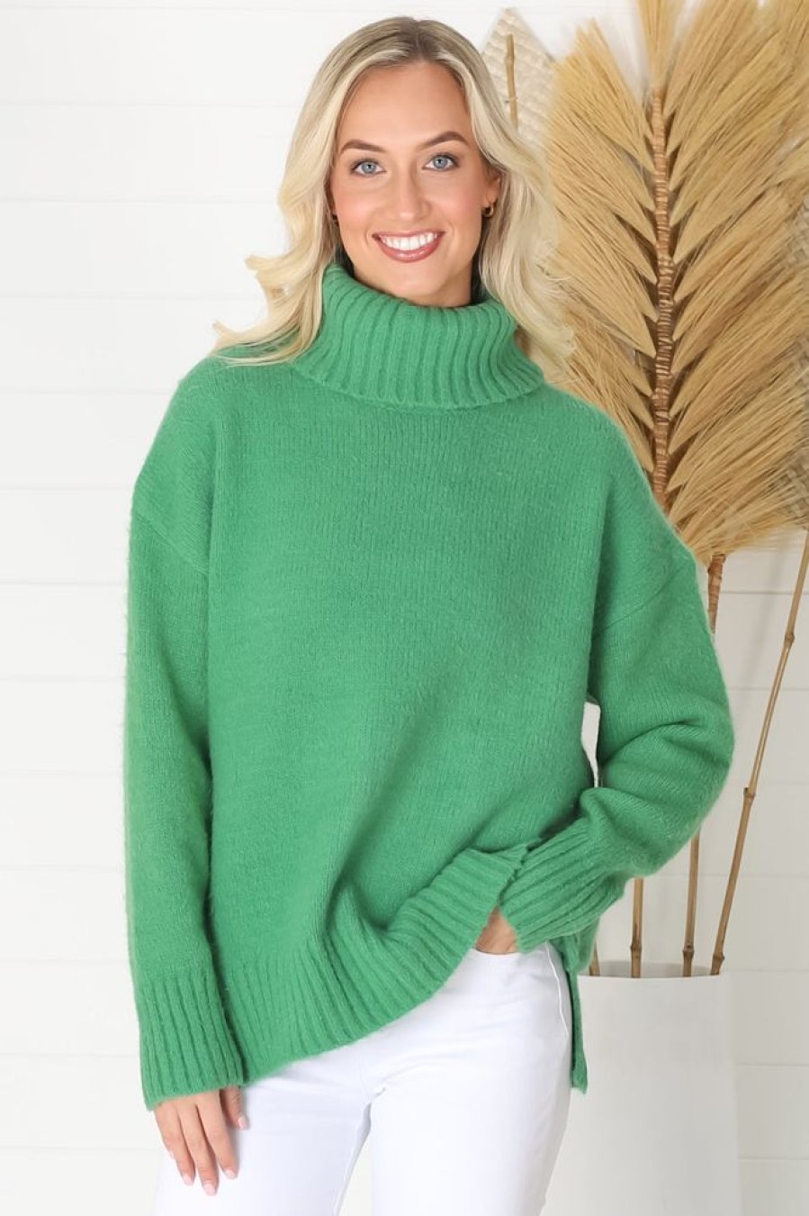 Jackets/Knitwear Salty Crush | Harlie Jumper - Green