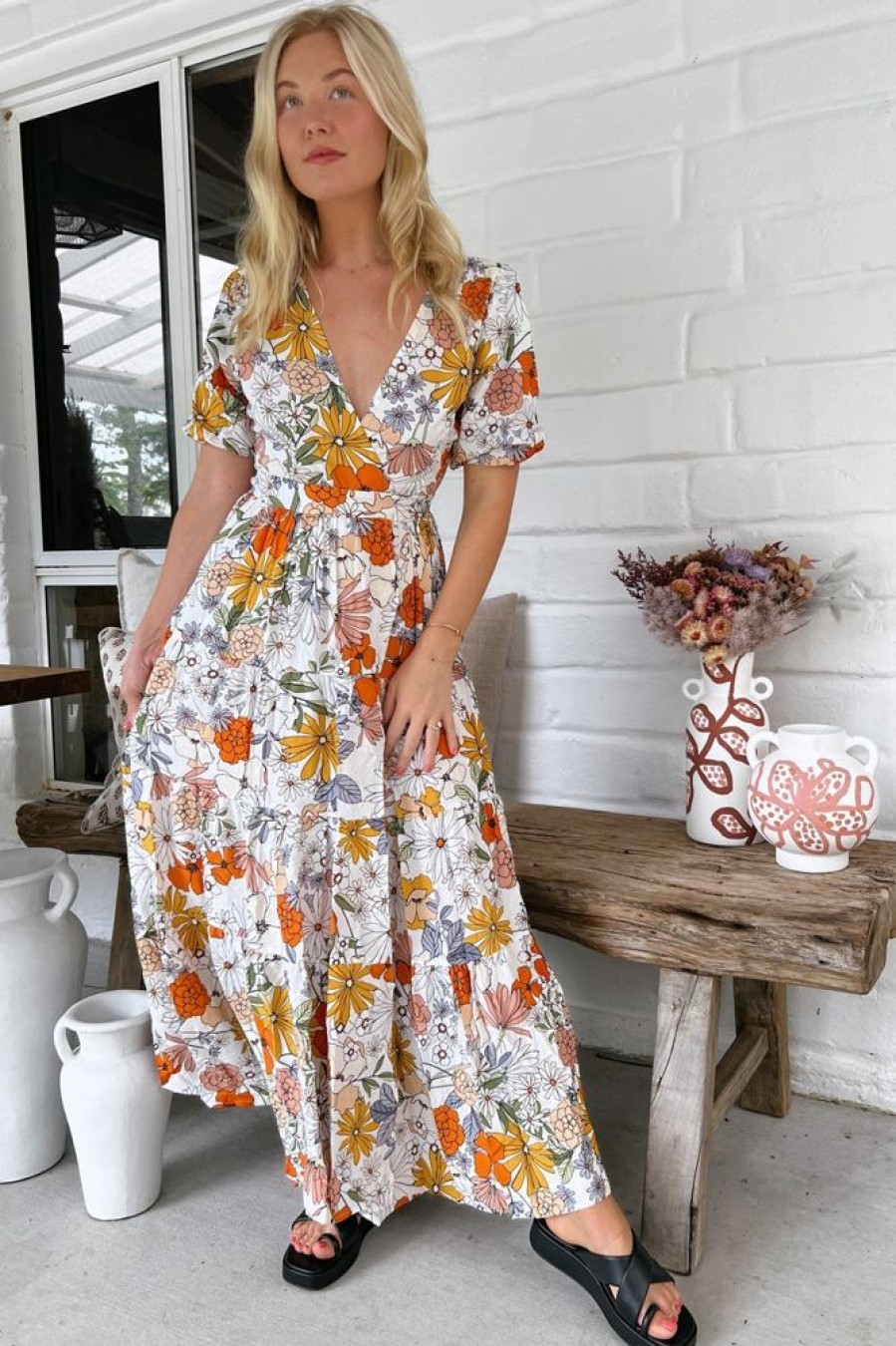 Dresses jaase | Maddi - Dalilah Wrap Maxi Dress