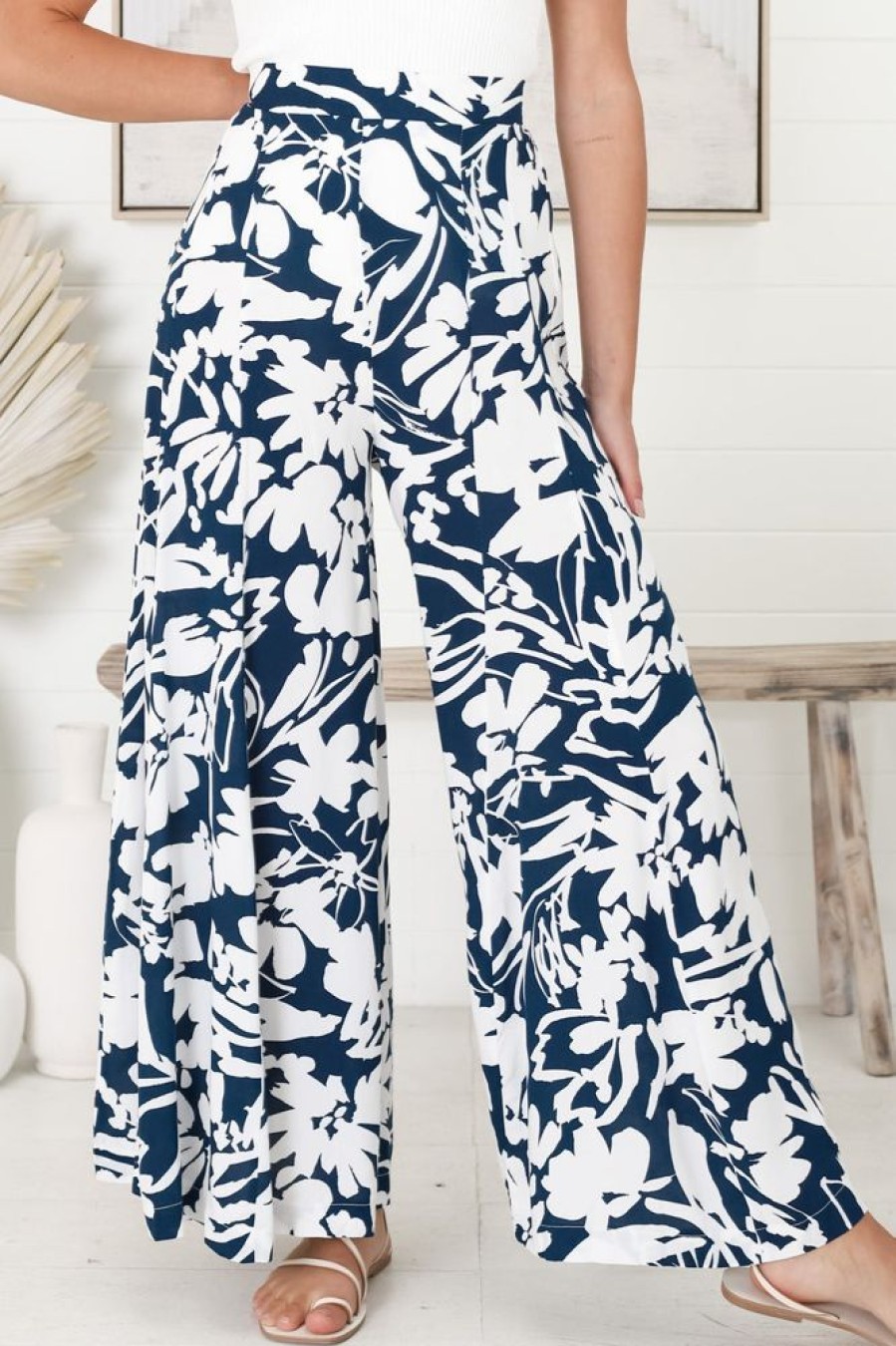 Bottoms Salty Crush | Charis Pants - Blue