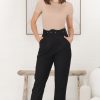 Bottoms Salty Crush | Stefani Pants - Black