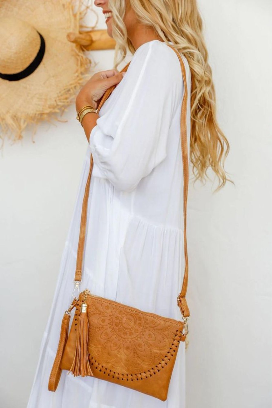 Accessories Salty Crush | Satina Bag - Tan
