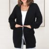 Jackets/Knitwear Salty Crush | Lorena Cardigan - Black