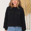 Jackets/Knitwear Salty Crush | Berlin Jumper - Black