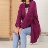 Jackets/Knitwear Salty Crush | Amanda Cardigan - Fuschia