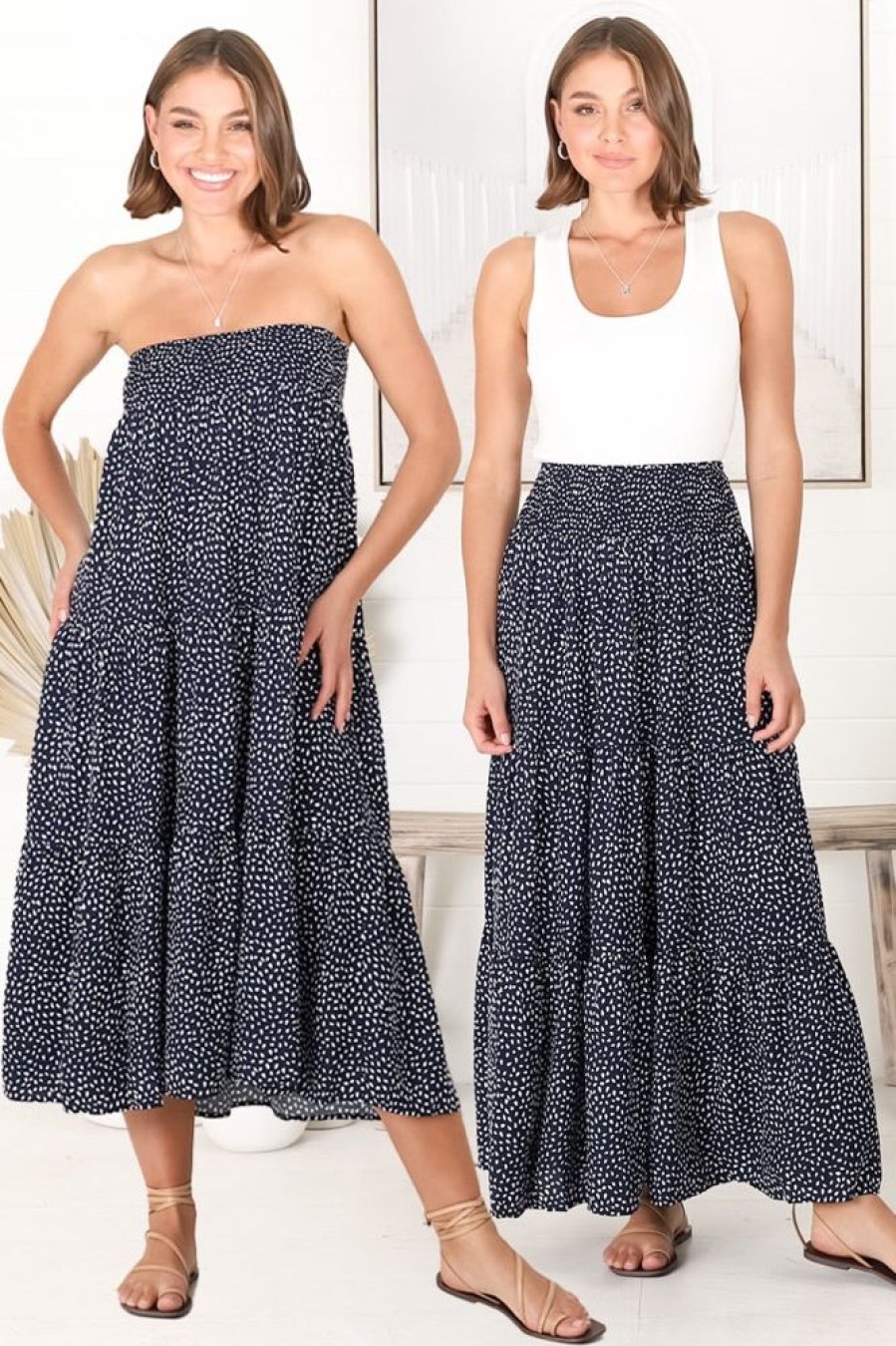 Bottoms Salty Crush | Bell Maxi Skirt/Midi Dress
