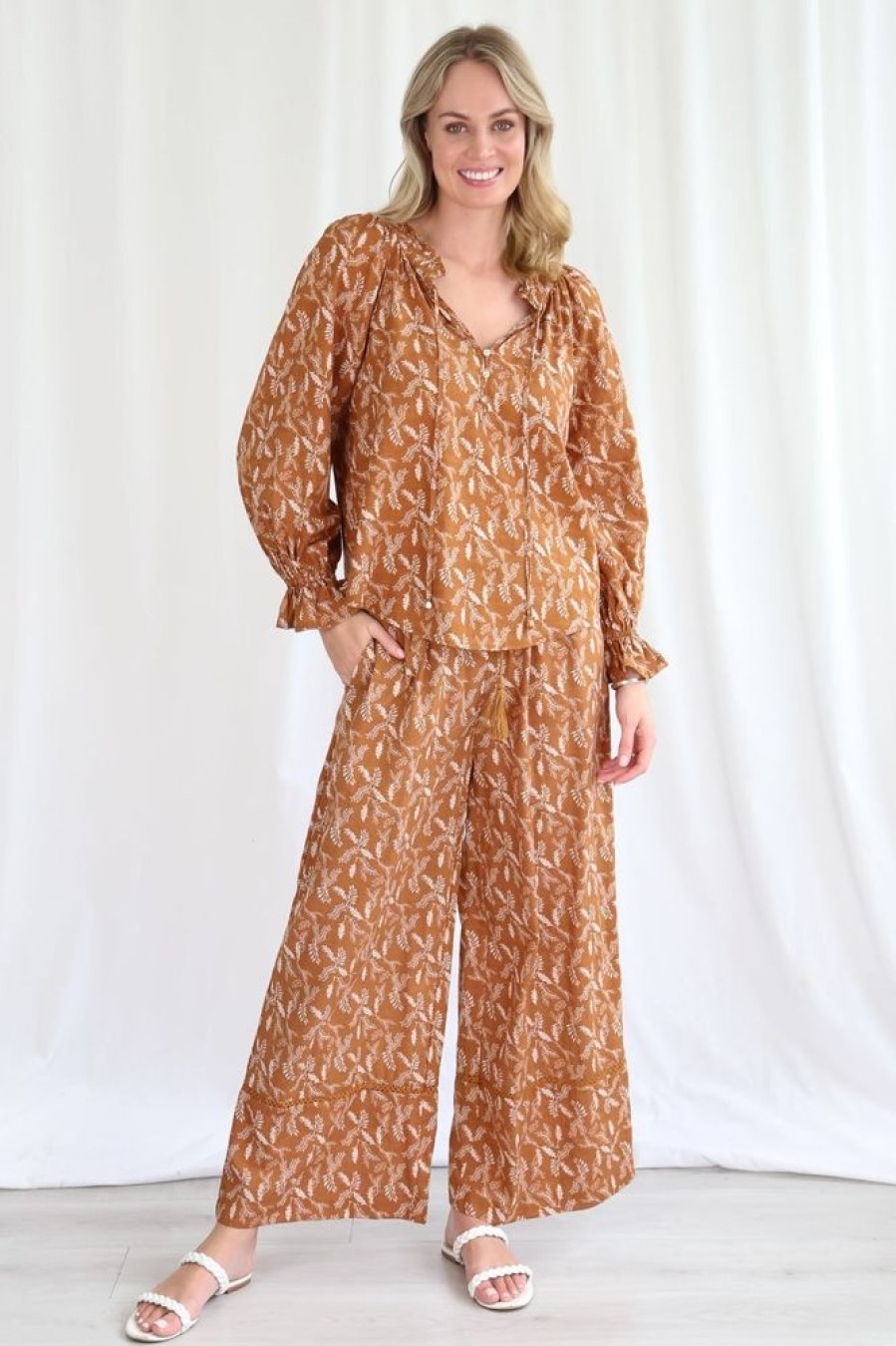 Bottoms Salty Crush | Sable Pants - Tan