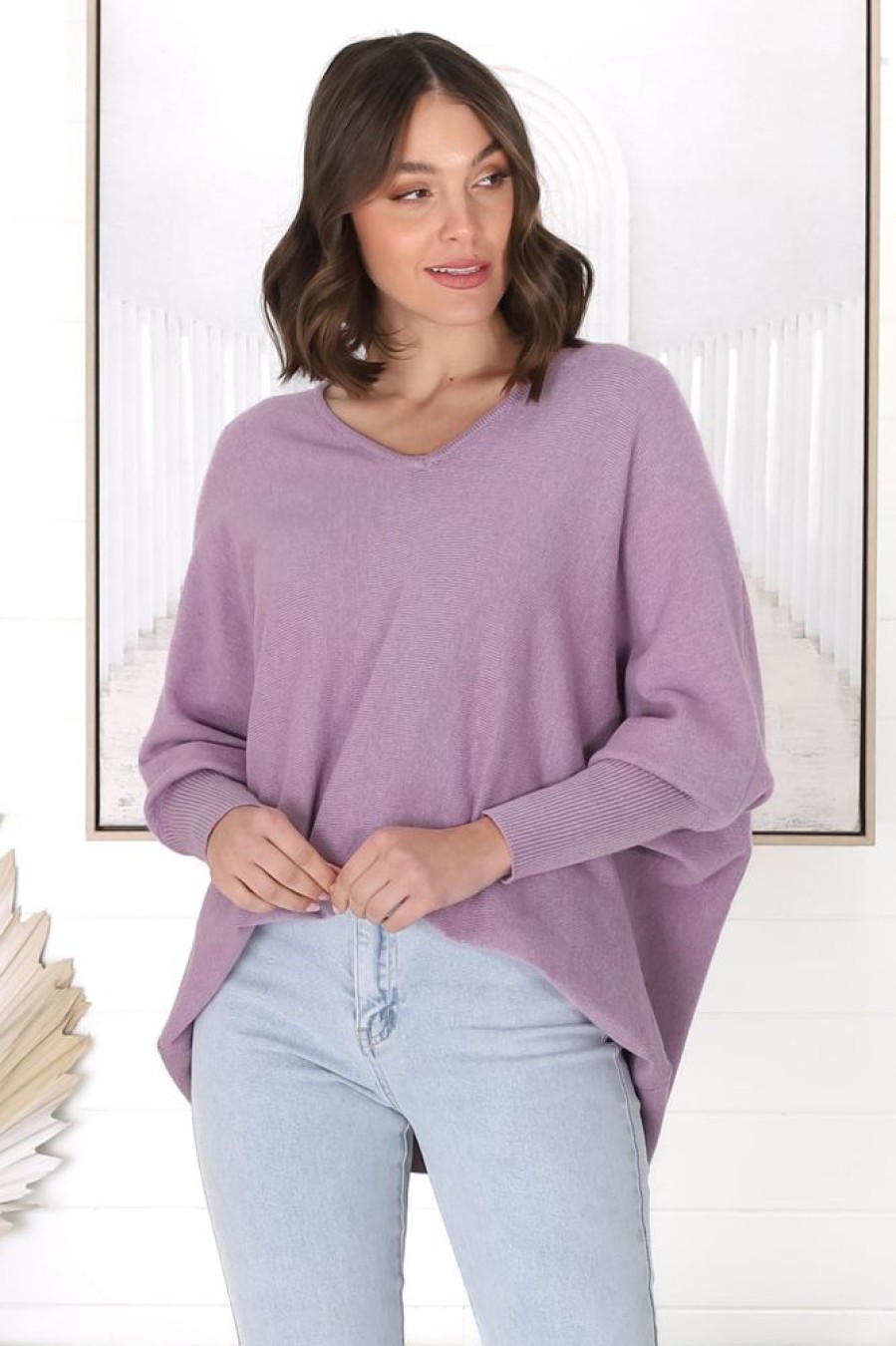 Jackets/Knitwear Salty Crush | Pier Jumper - Lilac