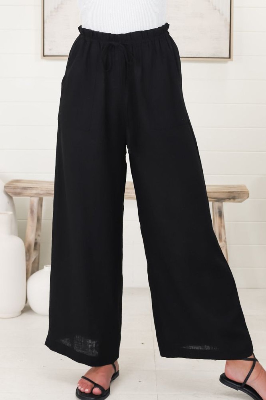 Bottoms Salty Crush | Falco Pants - Black