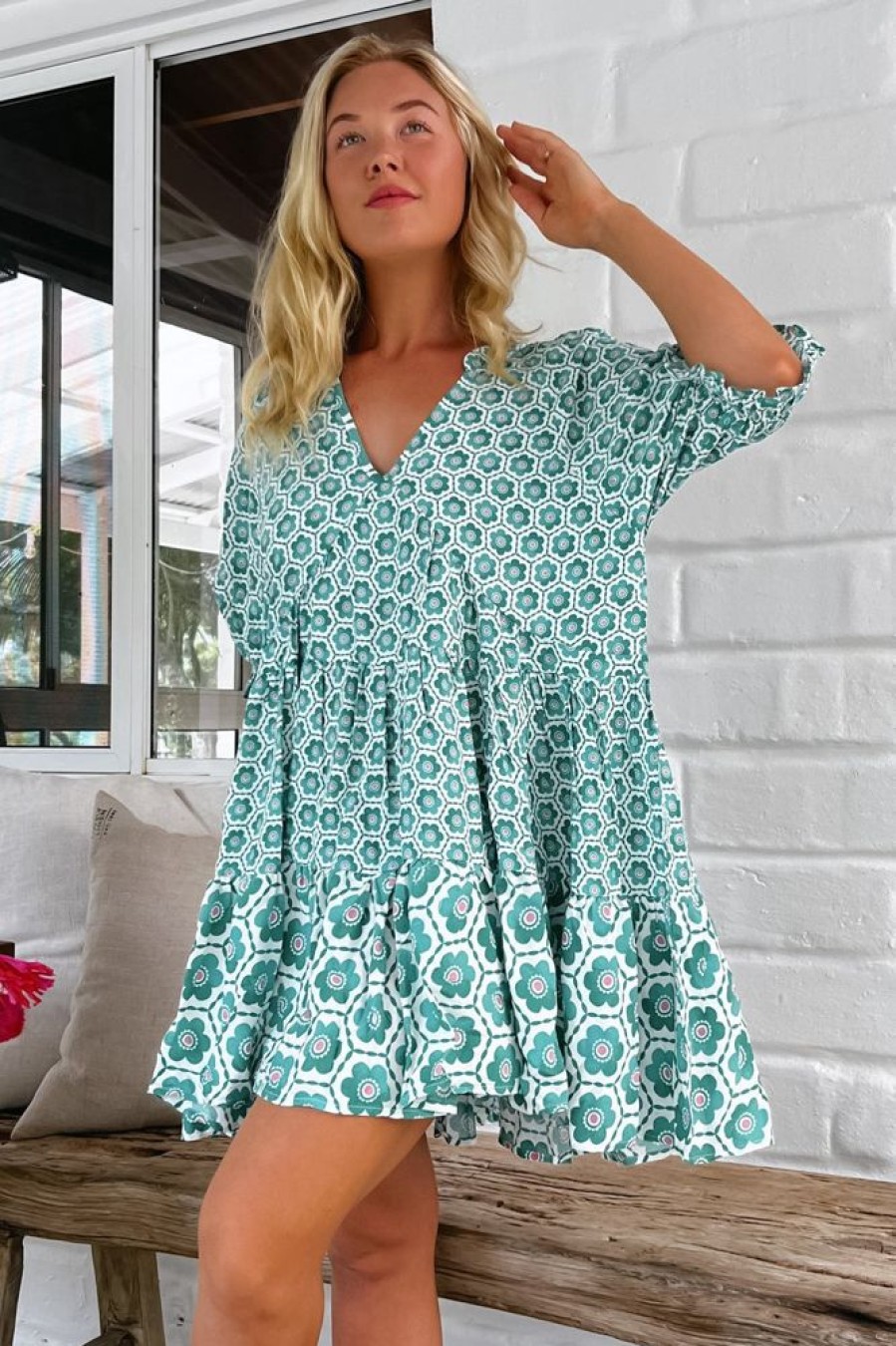 Jaase jaase | Petal - Watermelon Sugar Mini Dress