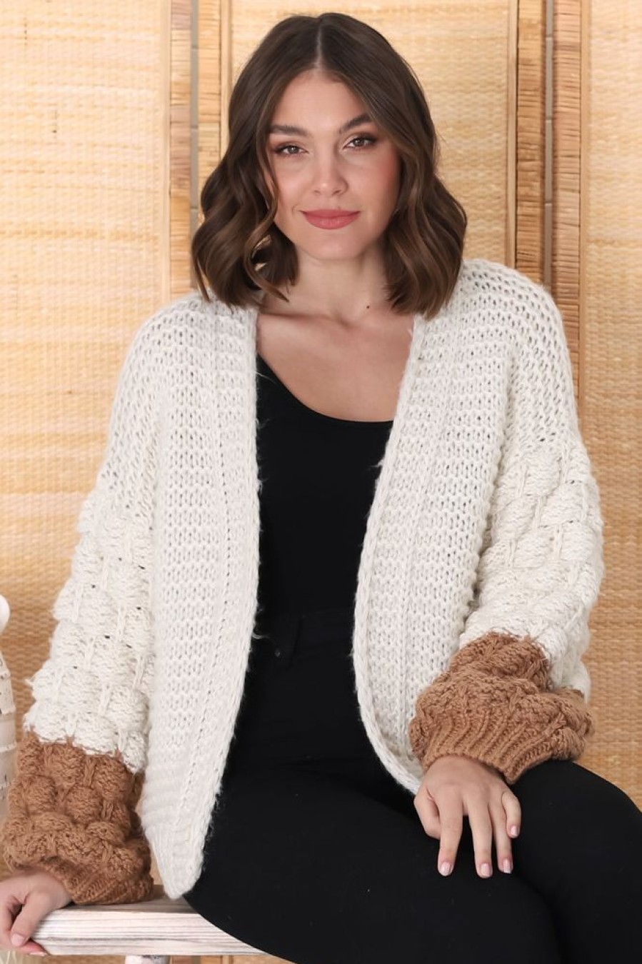 Jackets/Knitwear Salty Crush | Paddy Cardigan - Cream