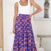 Bottoms Salty Crush | Korbella Maxi Skirt - Coral