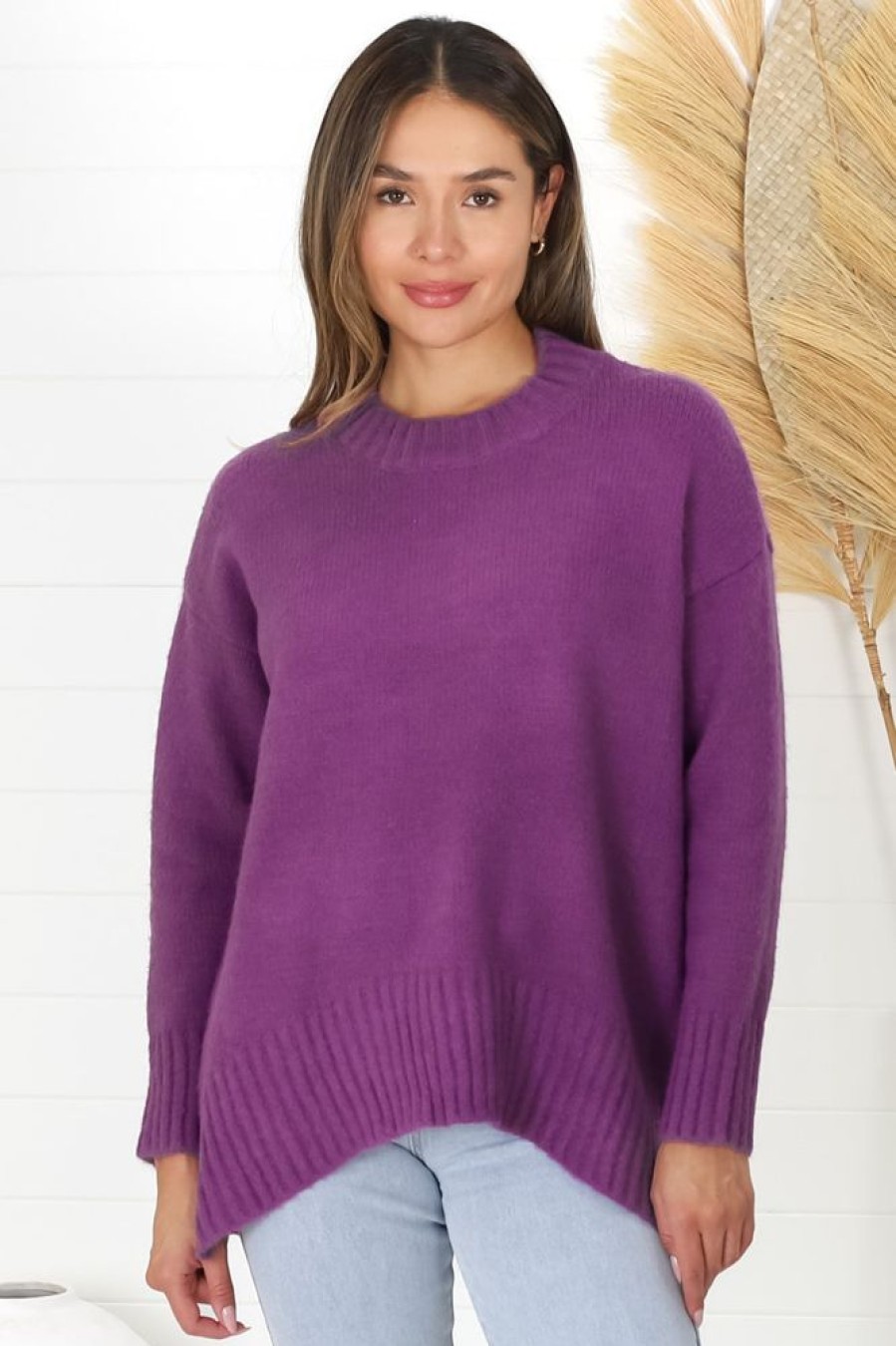 Jackets/Knitwear Salty Crush | Sammy Jumper - Purple