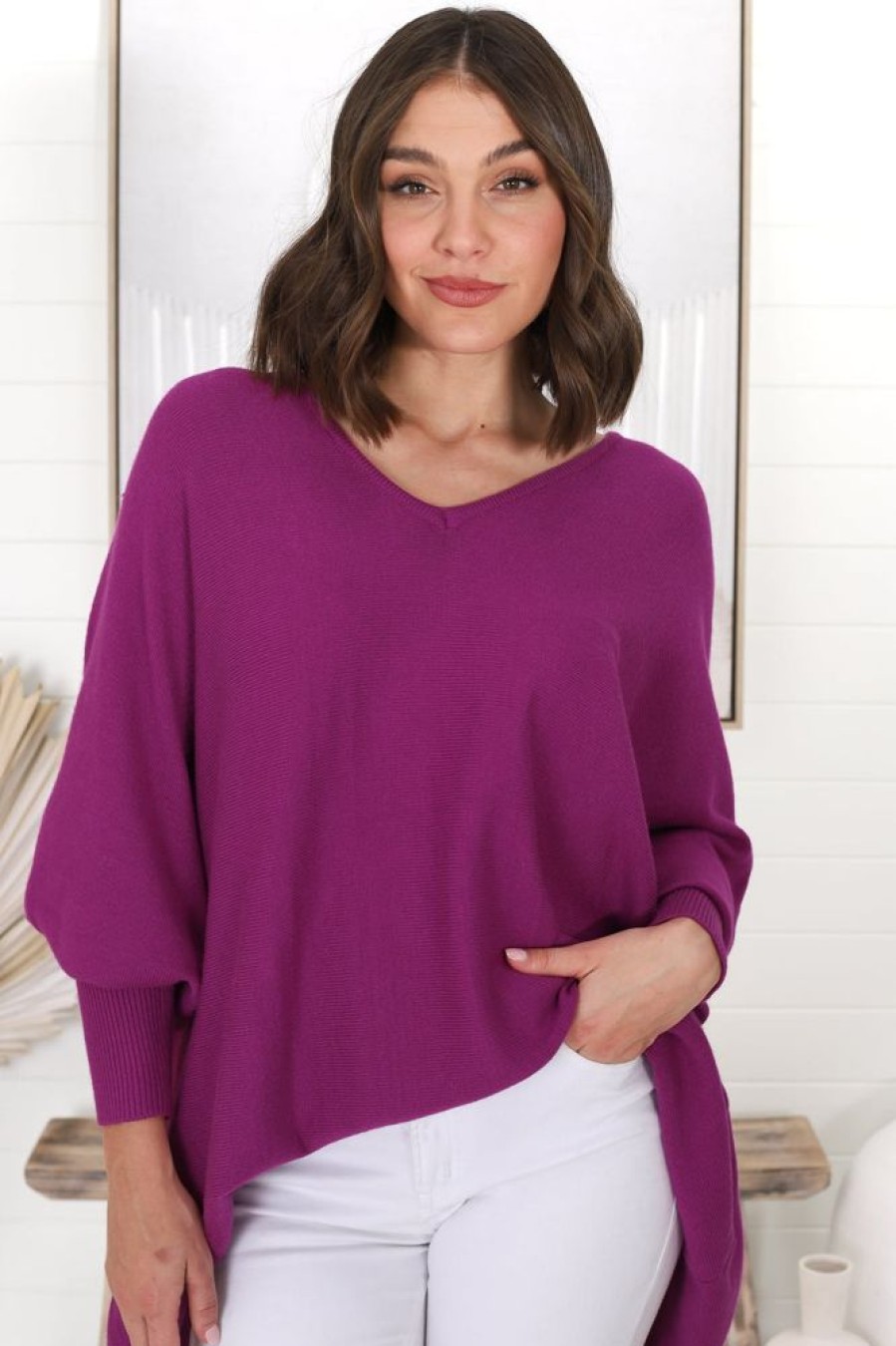 Jackets/Knitwear Salty Crush | Pier Jumper - Purple