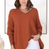 Jackets/Knitwear Salty Crush | Pier Jumper - Terracotta