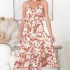Dresses Salty Crush | Ansel - Charis Midi Dress - Rust