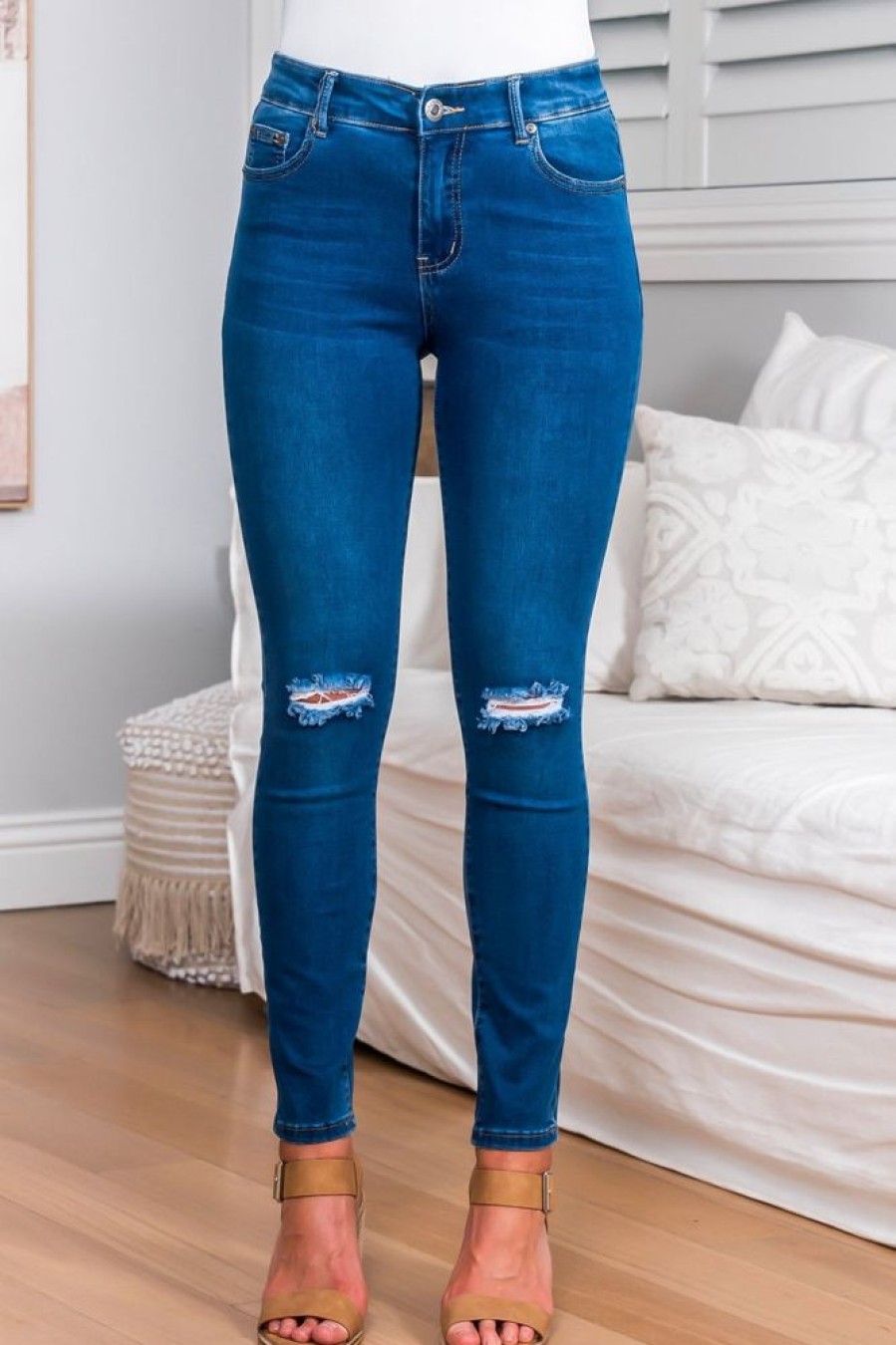 Bottoms Salty Crush | Cruise Jeans - Dark Indigo