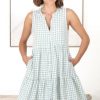 Dresses Salty Crush | Acelle Mini Dress - Green