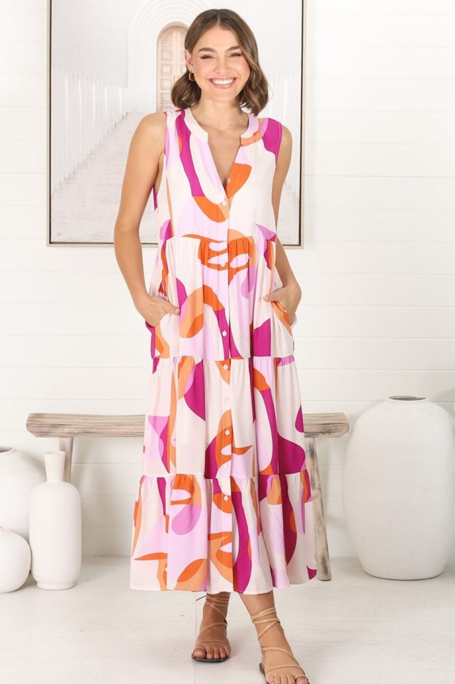 Dresses Salty Crush | Fifi - Shelby Midi Dress