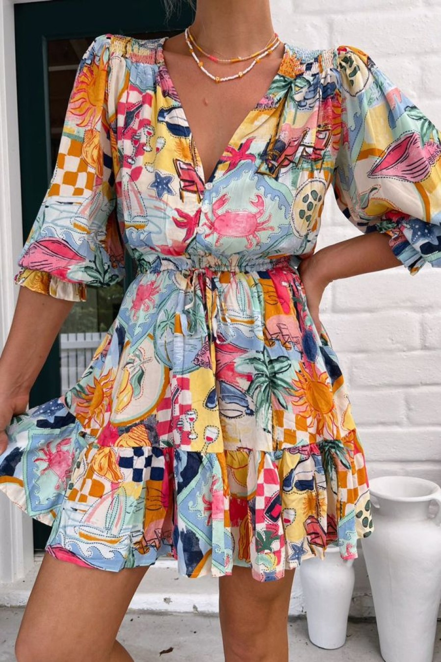 Dresses jaase | Taylor - Santa Maria Mini Dress