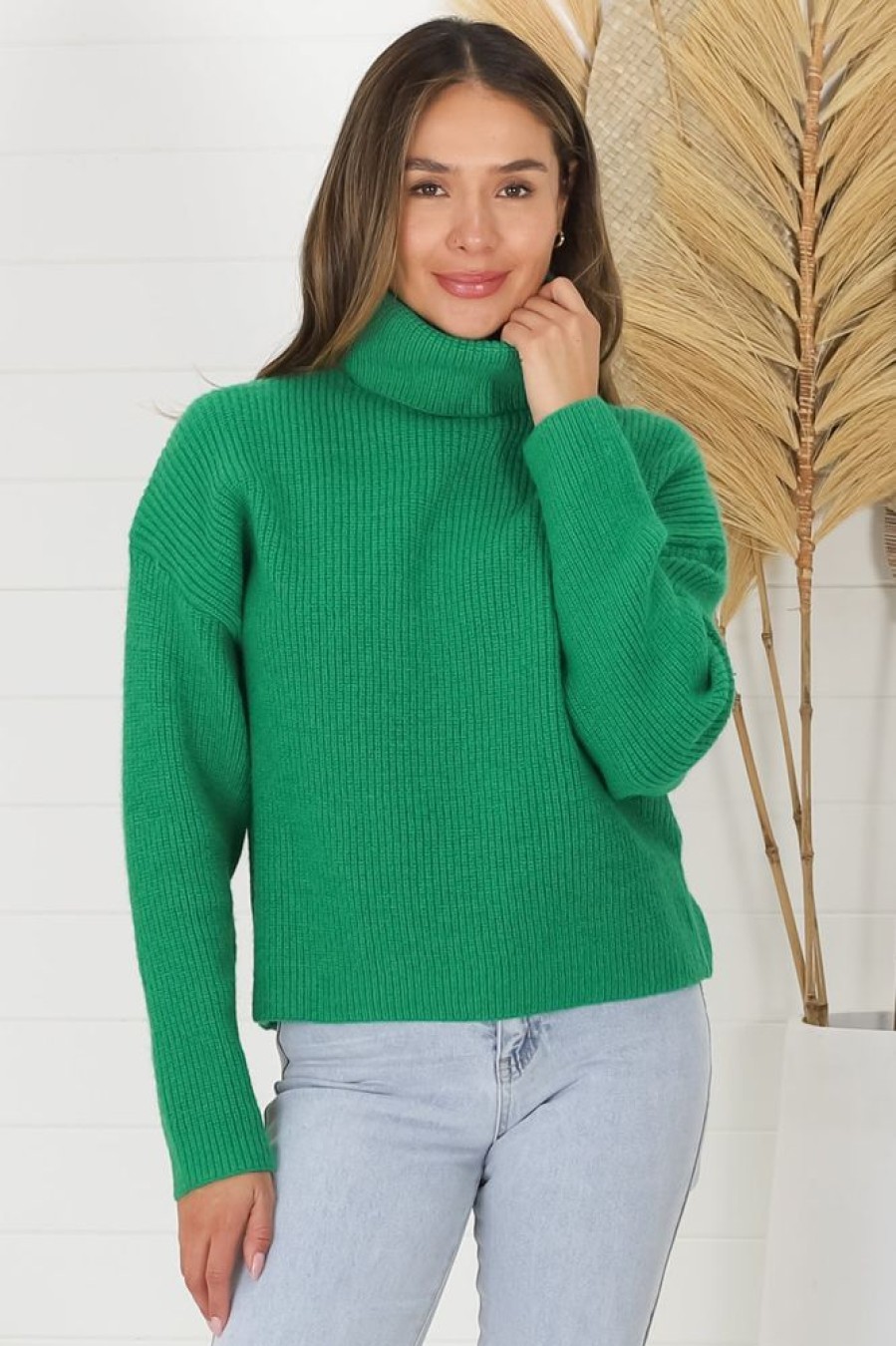 Jackets/Knitwear Salty Crush | Charter Jumper - Green