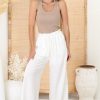 Bottoms Salty Crush | Falco Pants - Off White