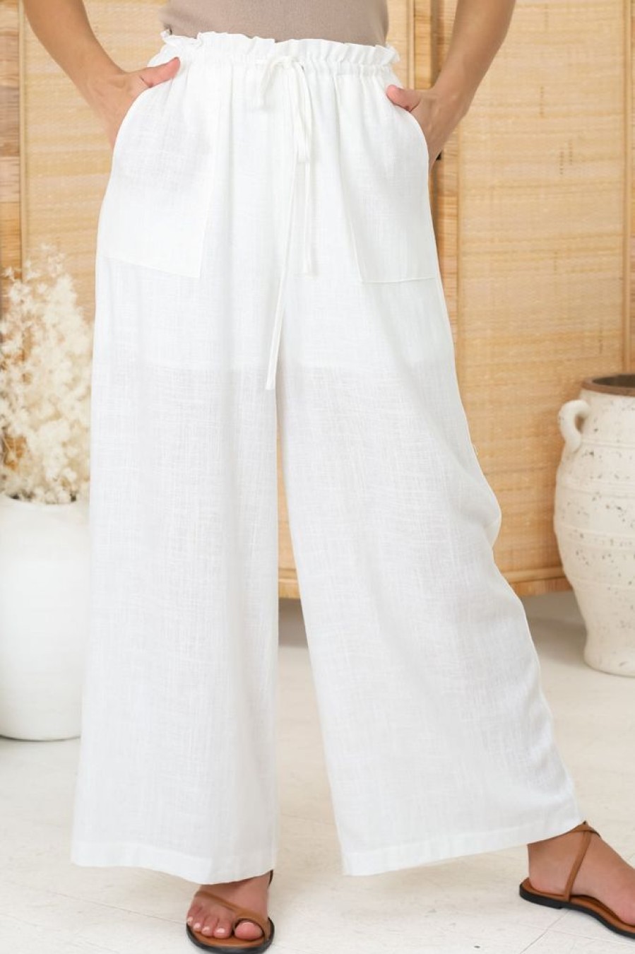 Bottoms Salty Crush | Falco Pants - Off White