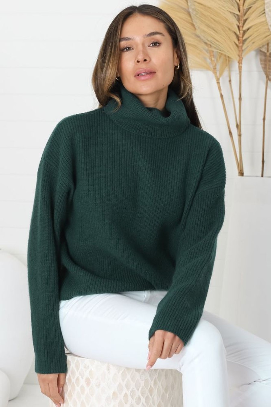 Jackets/Knitwear Salty Crush | Charter Jumper - Teal