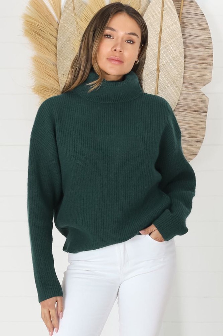 Jackets/Knitwear Salty Crush | Charter Jumper - Teal