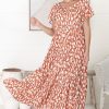 Dresses Salty Crush | Allegra - Evie Midi Dress - Rust