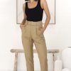 Bottoms Salty Crush | Stefani Pants - Sand