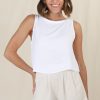 Tops Salty Crush | Kaydee Top - White