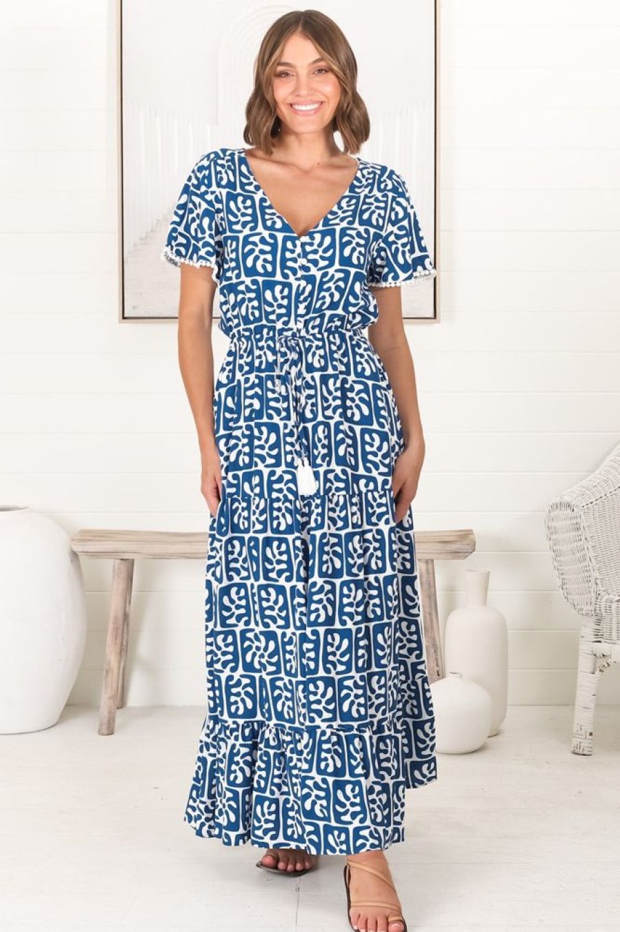 Dresses Salty Crush | Demy - Davey Maxi Dress - Blue