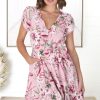 Jaase Salty Crush | Lizzie - Pink Lotus Mini Dress