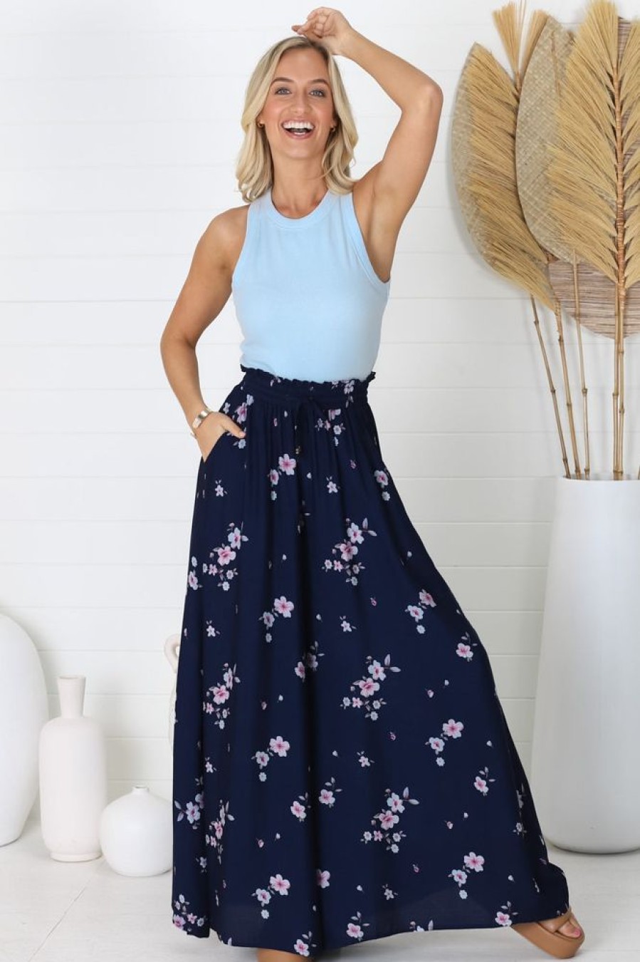 Bottoms Salty Crush | Maron Pants - Navy
