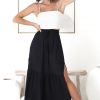 Bottoms Salty Crush | Hellen Maxi Skirt - Black