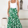 Bottoms Salty Crush | Jaxie Maxi Skirt - Green