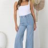 Bottoms Salty Crush | Liz Jeans - Light Denim