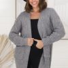 Jackets/Knitwear Salty Crush | Leonor Cardigan - Grey