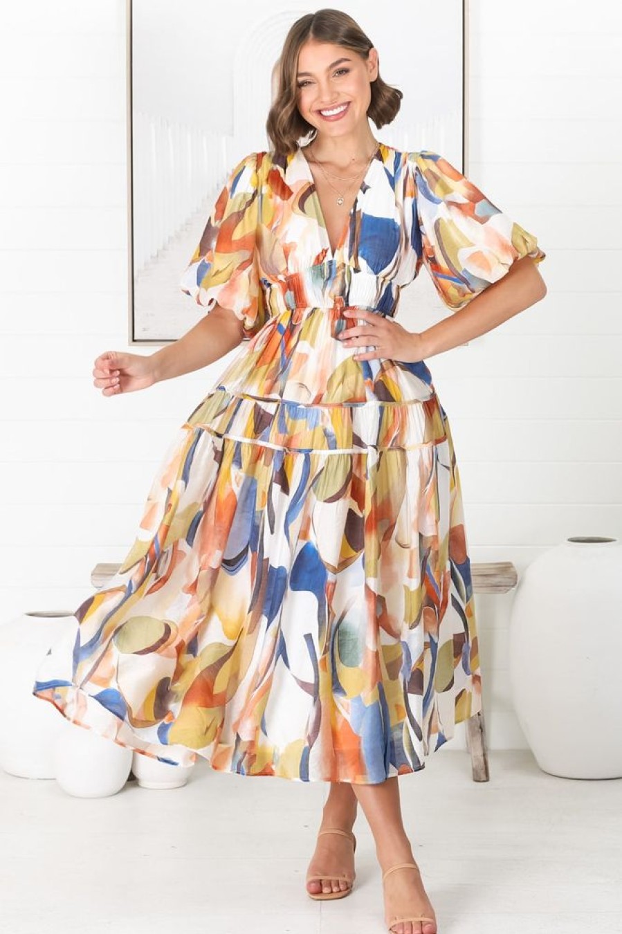 Dresses Salty Crush | Deserae - Lenna Midi Dress