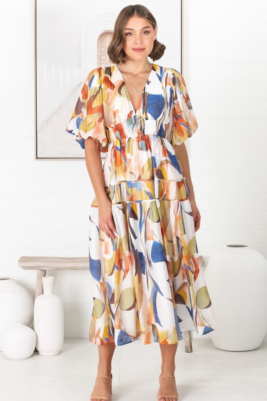 Dresses Salty Crush | Deserae - Lenna Midi Dress