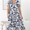 Dresses Salty Crush | Bree - Charis Midi Dress - Blue