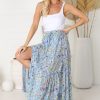 Bottoms Salty Crush | Hellen - Hollie Maxi Skirt - Blue