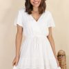 Dresses Salty Crush | Amelia Mini Dress - White