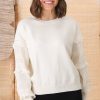 Jackets/Knitwear Salty Crush | Louisa Knit Jumper - Cream